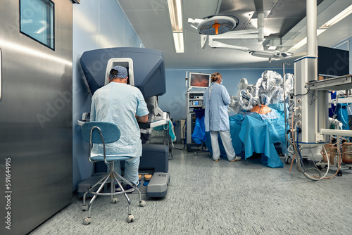 Obraz na plátně Surgery Da Vinci