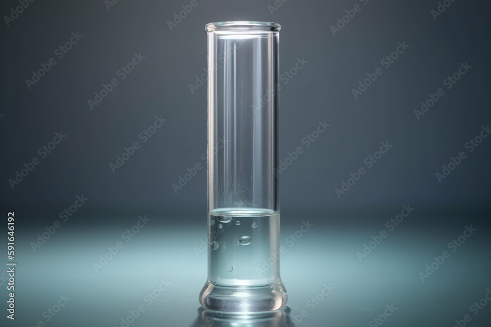 A glass with liquid in it and the bottom half has a small amount of liquid in it. A glass with liquid in it and the bottom half has a small amount of liquid in it.