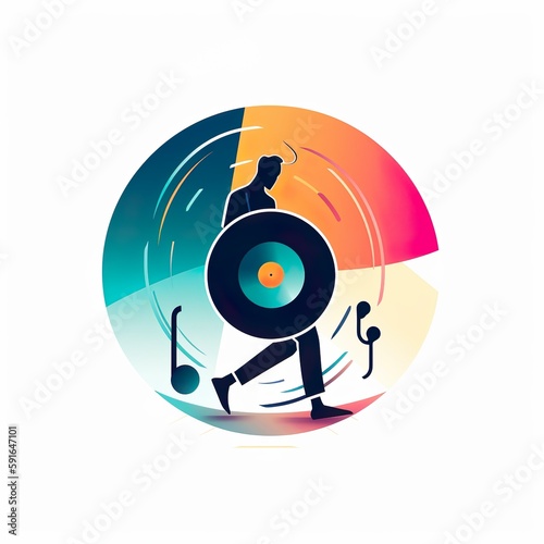 Cutting-Edge and Stylish DJ Logo Design Capturing the Pulse of Today's Vibrant Music Scene