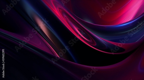 Abstract Magenta Wave Background. Created using generative AI.
