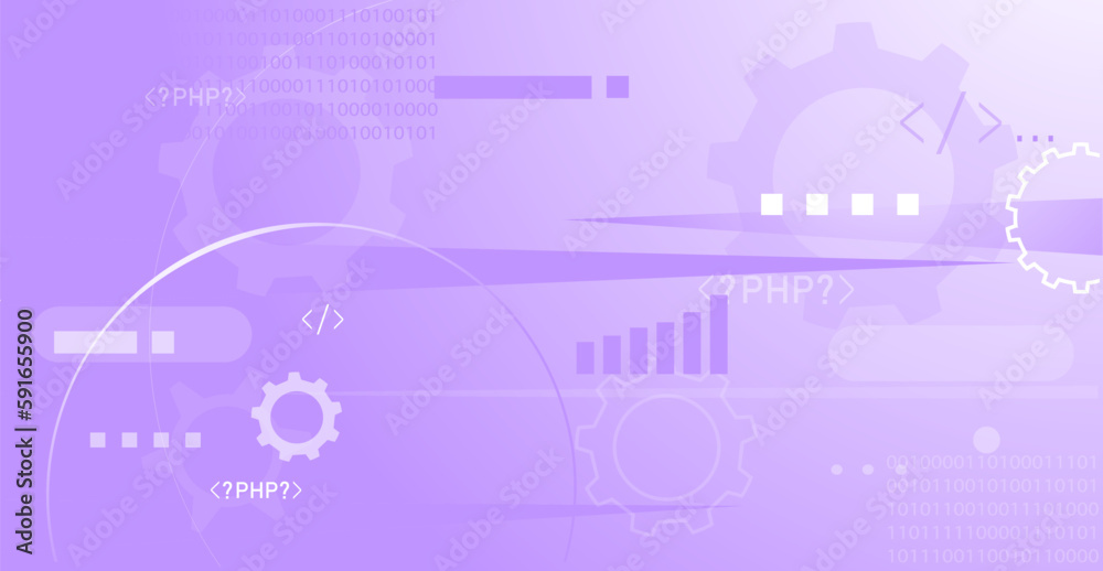 Obraz premium vector background. purple for IT