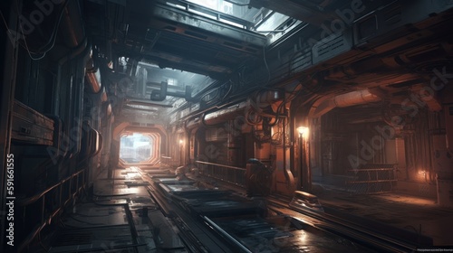 Scifi Game Art Environment