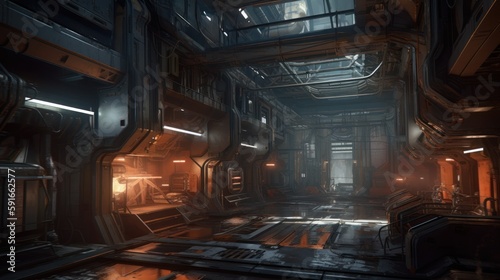 Scifi Game Art Video Games Environment