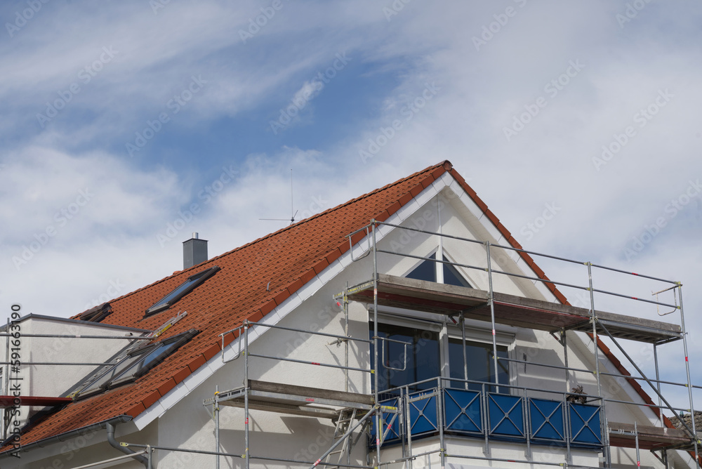 Residential building new construction - residential building renovation