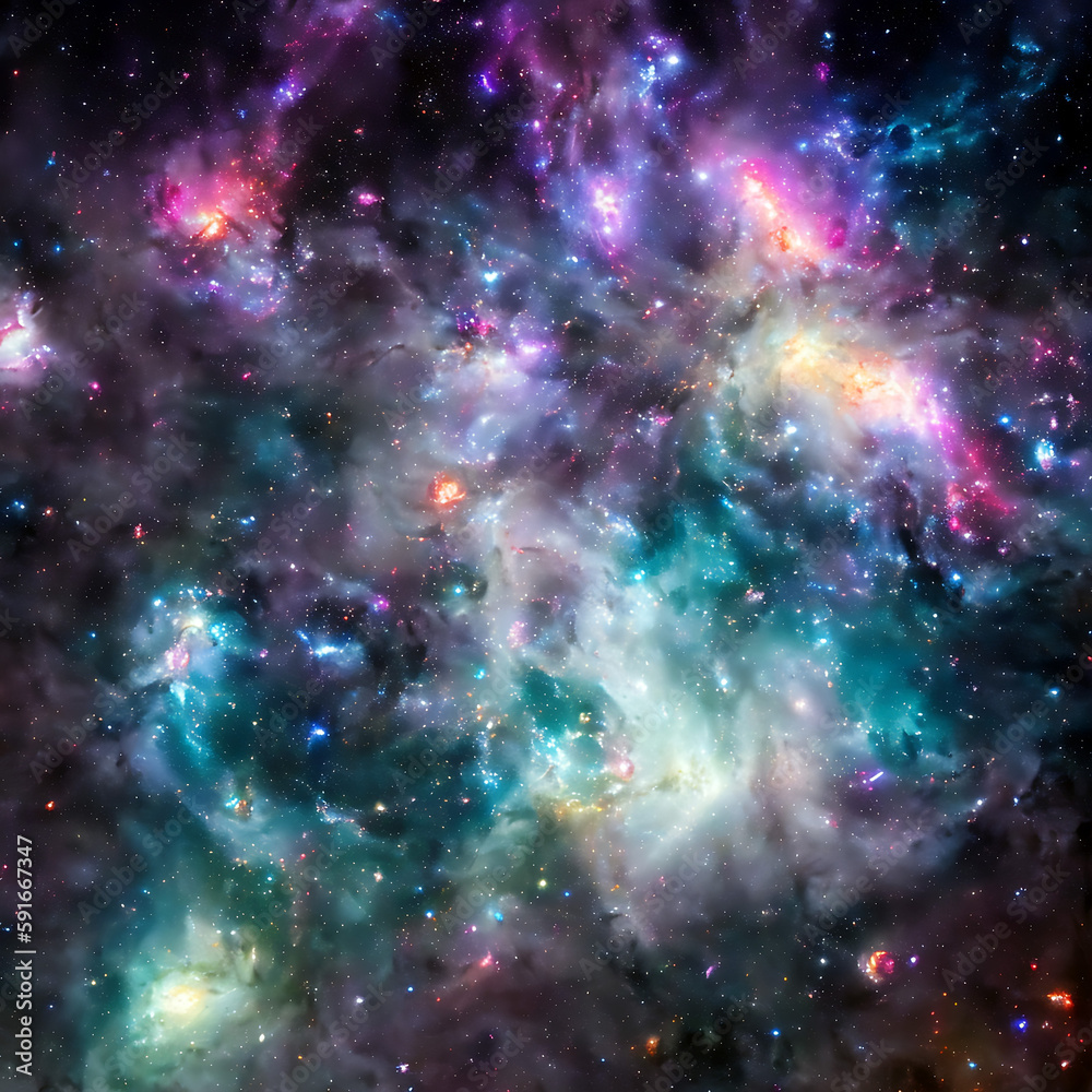 Abstract space galaxy star nebula with clouds Abstract space galaxy star nebula with clouds