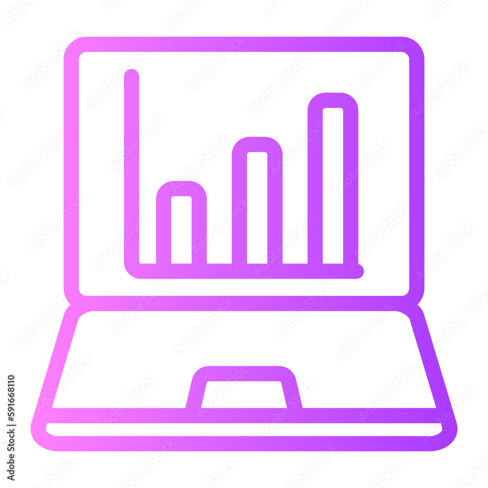 laptop gradient icon laptop gradient icon