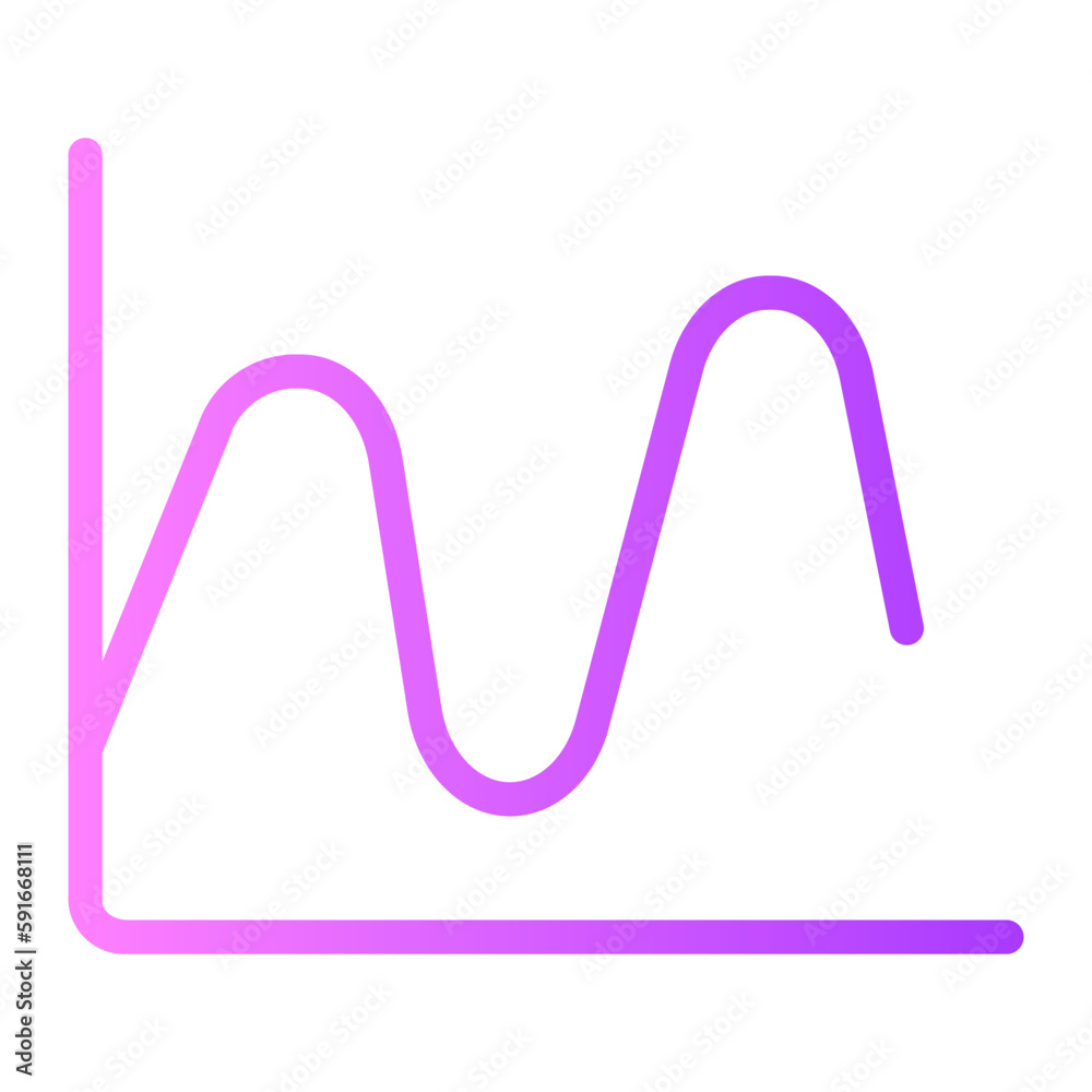 fluctuation gradient icon fluctuation gradient icon