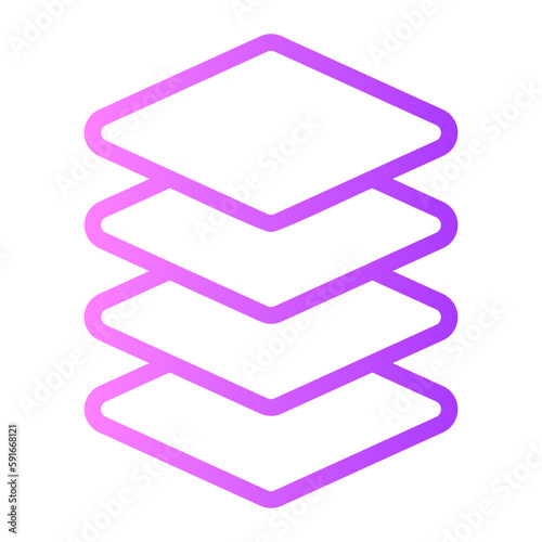layers gradient icon