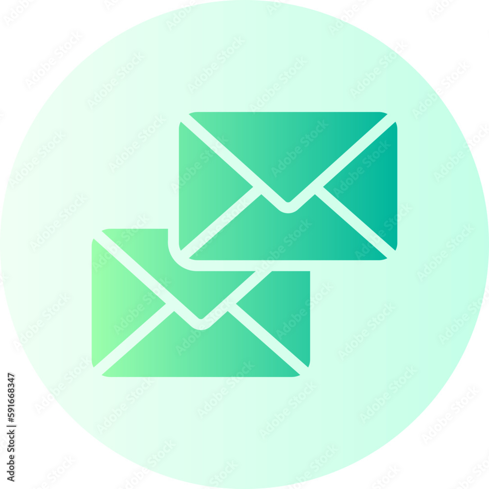 mail gradient icon mail gradient icon