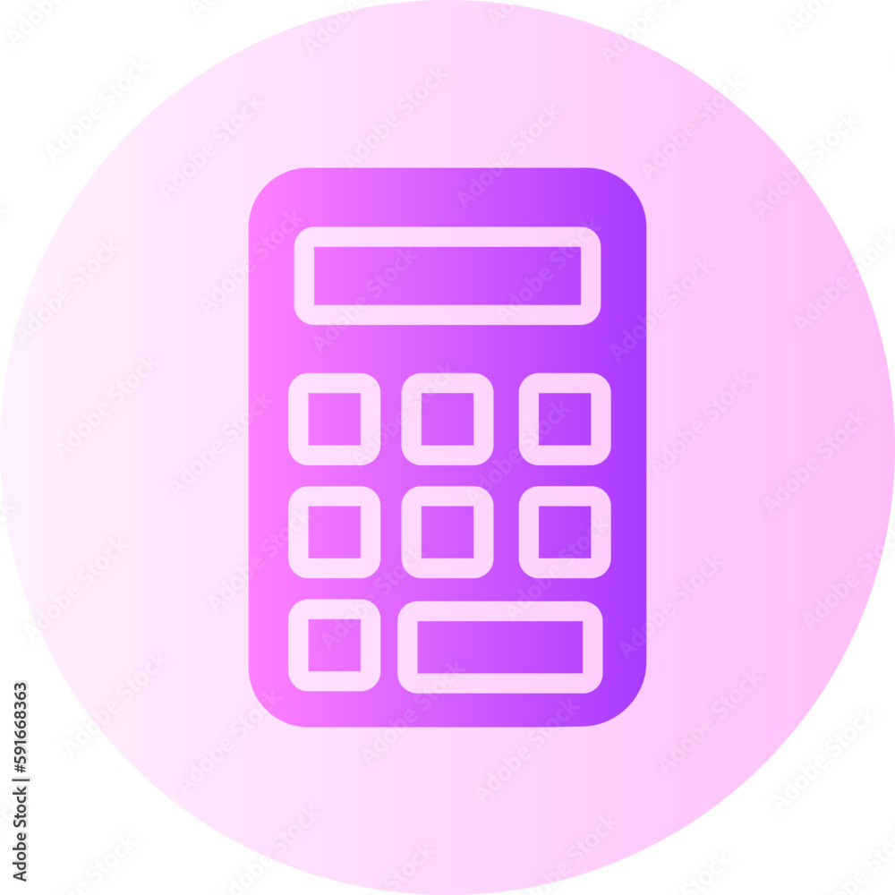 calculator gradient icon calculator gradient icon