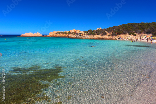 Spiaggia di Cala Andreani  Caprera  Arcipelago de La Maddalena  provincia di Sassari  Sardegna  Italia  Europa