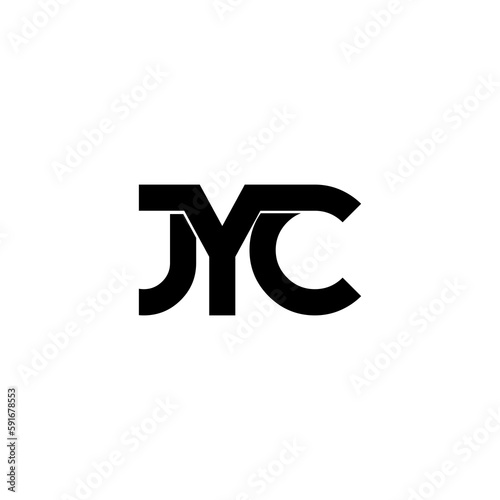 jyc initial letter monogram logo design