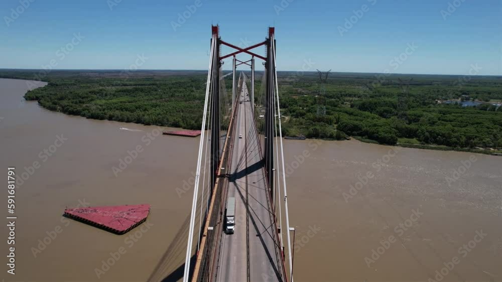 Puente Zárate - El Complejo Ferrovial Zárate - Brazo Largo - Buenos Aires Entre Ríos, desde dron Puente Zárate - El Complejo Ferrovial Zárate - Brazo Largo - Buenos Aires Entre Ríos, desde dron