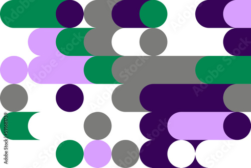 Bauhaus abstract geometrick pattern background. Modern Art pattern. Abstract vector pattern design for web banners, covers, wrapping, business presentations, branding, murals