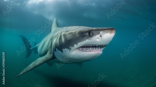 Majestic Tiger Shark: Graceful Power on Display