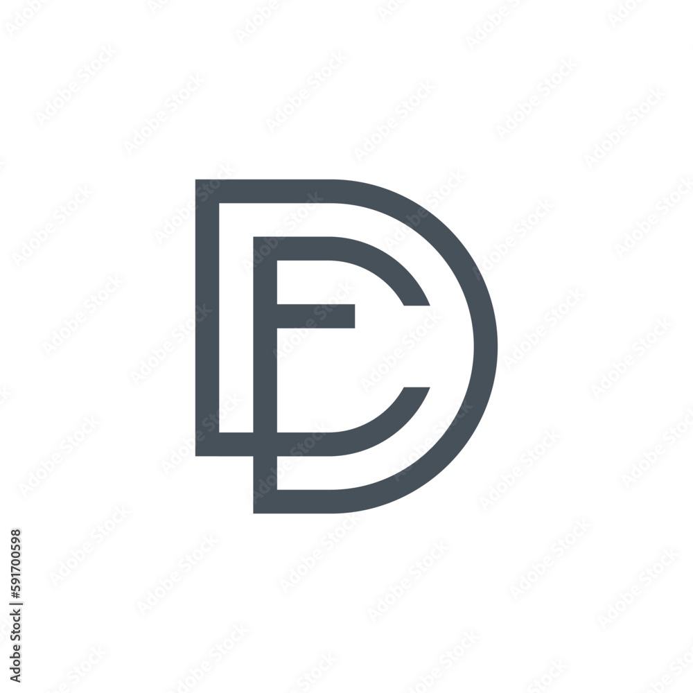 Letter DFC Logo Template Design Letter DFC Logo Template Design
