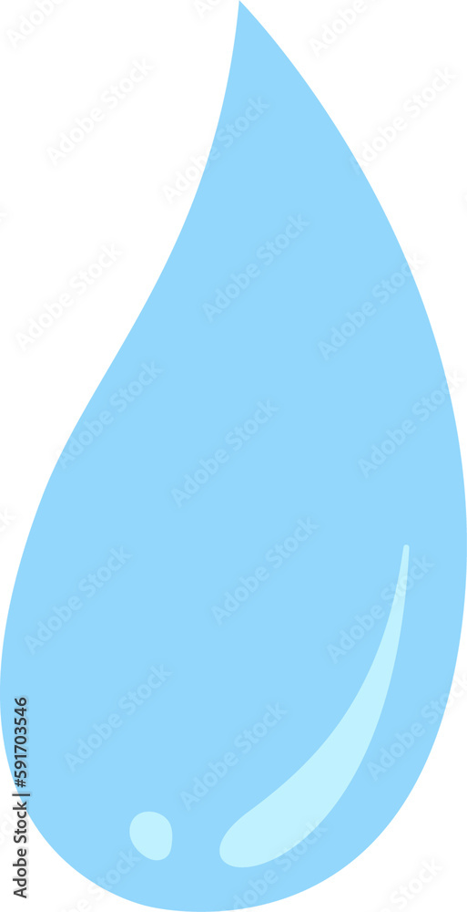 Blue water splash, element and illustration Blue water splash, element and illustration