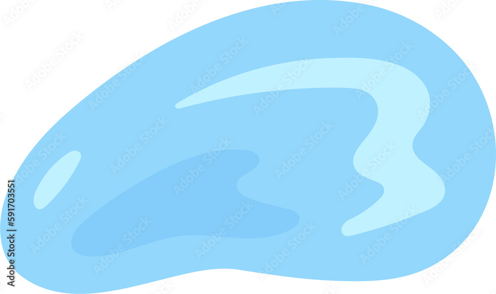 Blue water splash, element and illustration Blue water splash, element and illustration