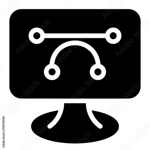 graphic editor glyph icon