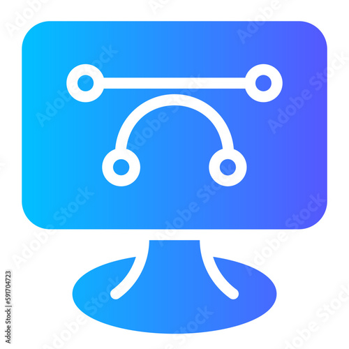 graphic editor gradient icon