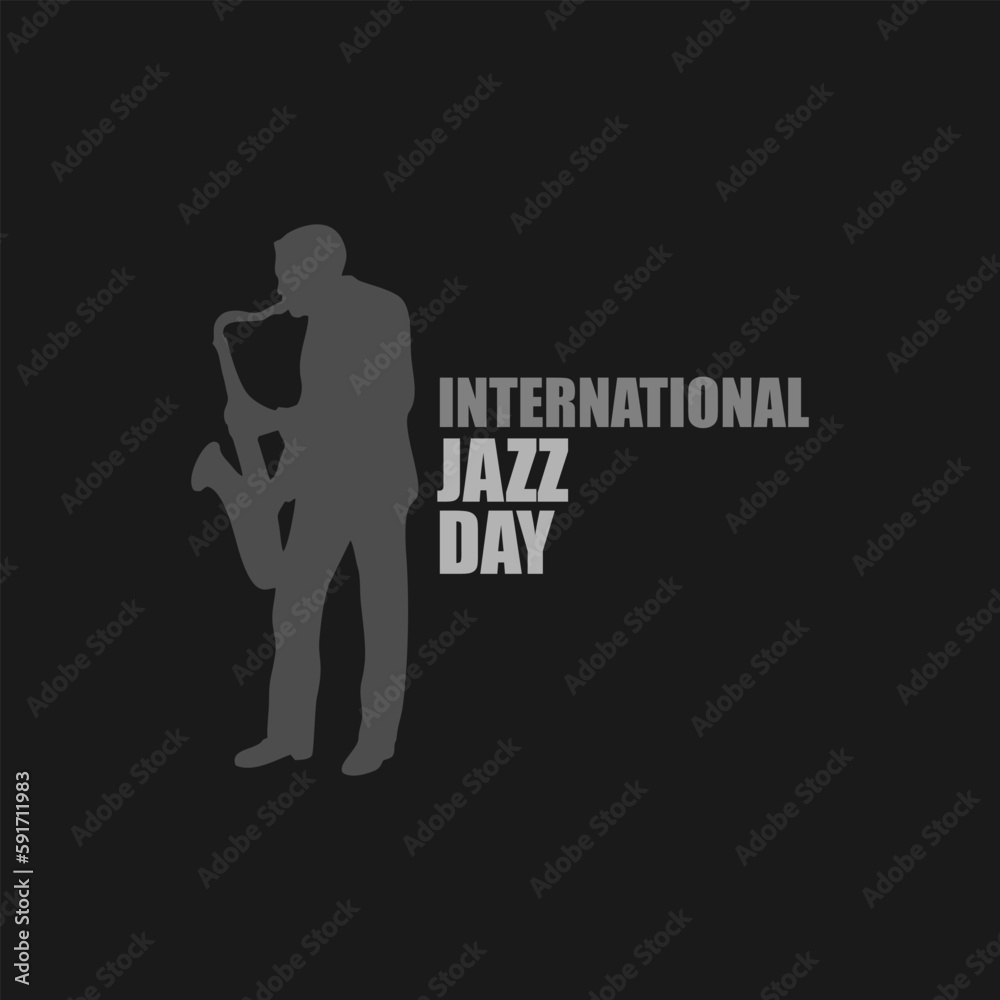 vector graphic of international jazz day good for international jazz day celebration. flat design. flyer design.flat illustration. vector graphic of international jazz day good for international jazz day celebration. flat design. flyer design.flat illustration.