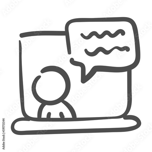 online communication icon