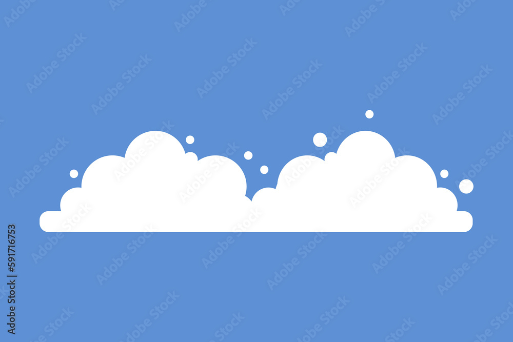 Cartoon cloud icon. Modern flat icon for design. Vector isolated on white background. Cartoon cloud icon. Modern flat icon for design. Vector isolated on white background.