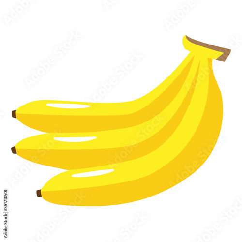 Banana, a pronoun of subtropical fruit clip art, 아열대 과일의 대명사인 바나나 클립아트