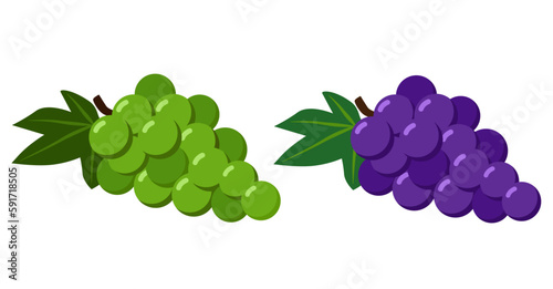 Grapes, a fruit that is used in various ways such as wine and food ingredients, clip art,
 신이내린 선물이라는 완벽한 과일인 포도 클립아트