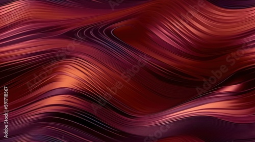 red abstract gradient metallic colors background silver silk  curve waves concept  OS fluidic layers warm rainbow colorful modern timeless transition pastel like digital flow  generative ai