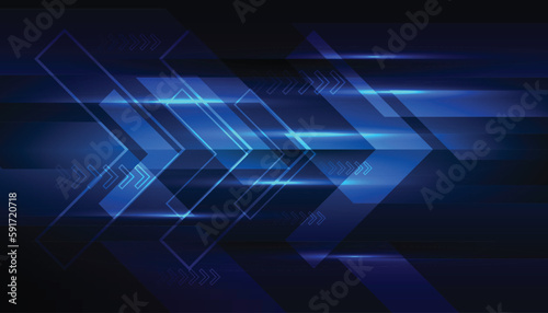 abstract blue technology communication. Hi-tech digital technology and engineering, digital telecom technology concept. 
