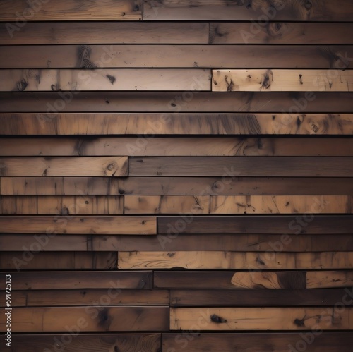 classic vintage wooden texture background, Generative AI