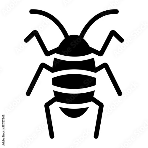 cockroach glyph icon