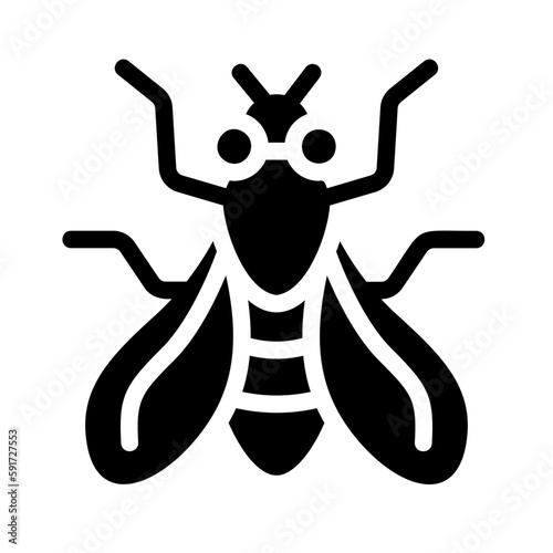 fly glyph icon