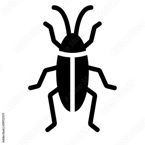 roach glyph icon