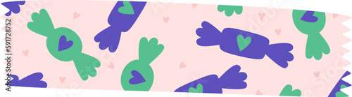 Adhesive Tape With Sweets