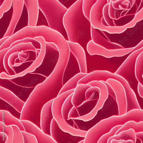 Elegance seamless pattern with roses