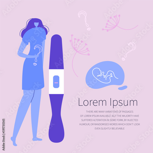The infertility and has not pregnancy, it is grief and sad. The woman has question Why she is not pregnant. She wants baby and holds a negative pregnancy test.