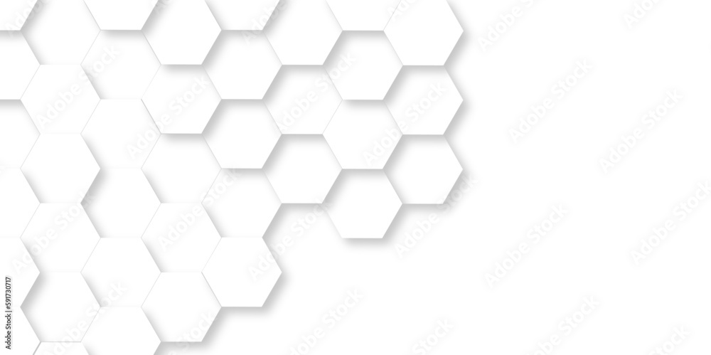 Abstract 3d geometrical background. background with hexagons with hexagon concept design abstract technology background. Bright white abstract hexagon wallpaper space for texture.
Abstract 3d geometrical background. background with hexagons with hexagon concept design abstract technology background. Bright white abstract hexagon wallpaper space for texture.