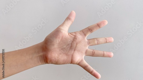 hand with finger