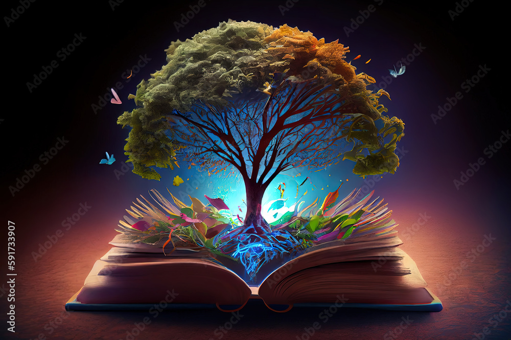The concept of education by planting a tree of knowledge in the opening ...