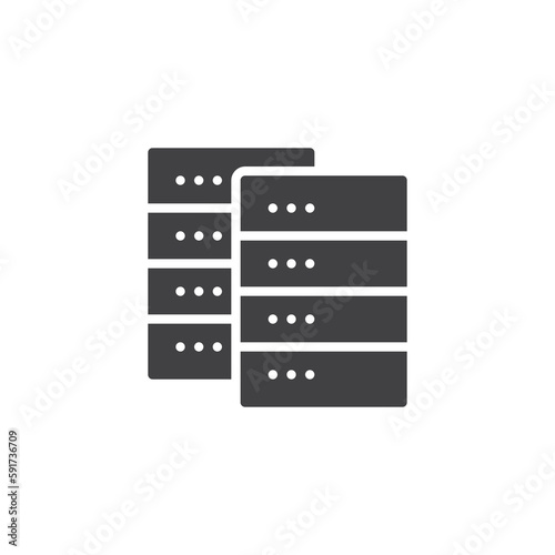 Big data vector icon