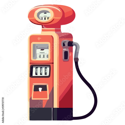 Gasoline filling station equipment fuel pump, machinery, hose