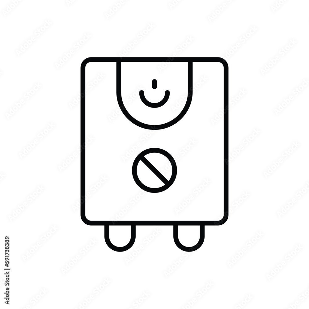 Water Heater icon vector stock. Water Heater icon vector stock.