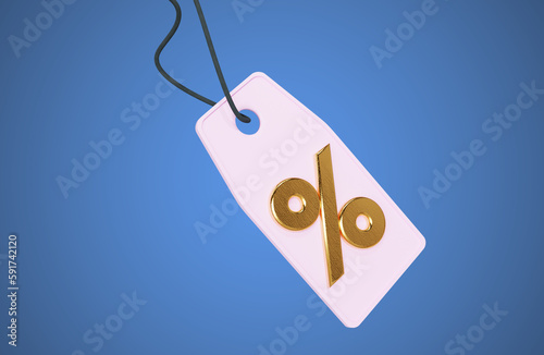 sale procent 3d render discont