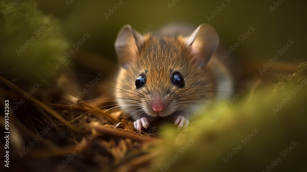 Adorable House Mouse Close-Up Adorable House Mouse Close-Up