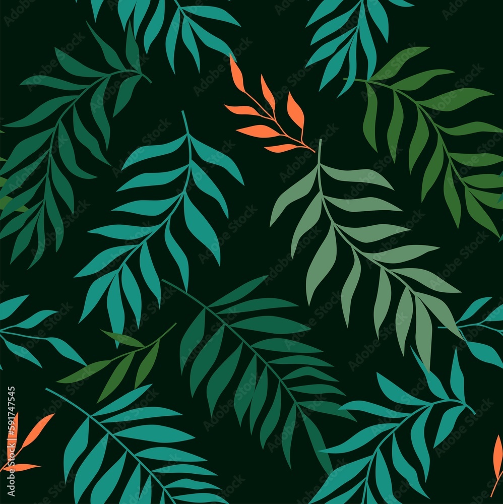 Tropical seamless pattern Tropical seamless pattern