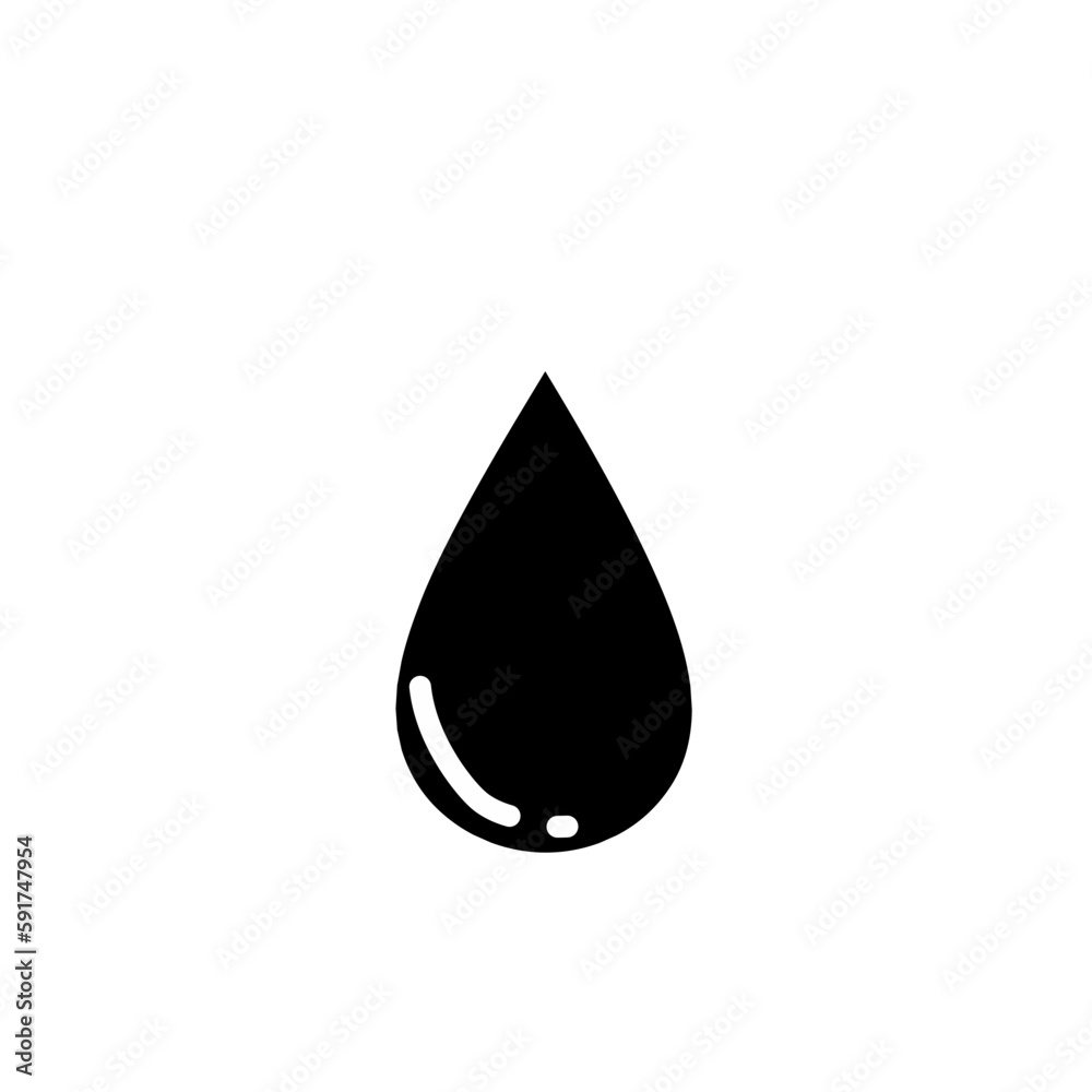 Simple Vector Icon Drop Simple Vector Icon Drop