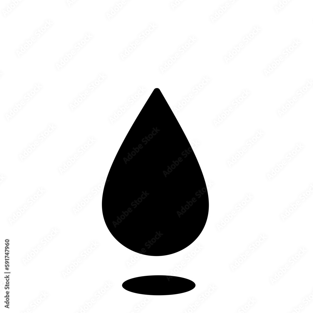 Simple Vector Icon Drop Simple Vector Icon Drop