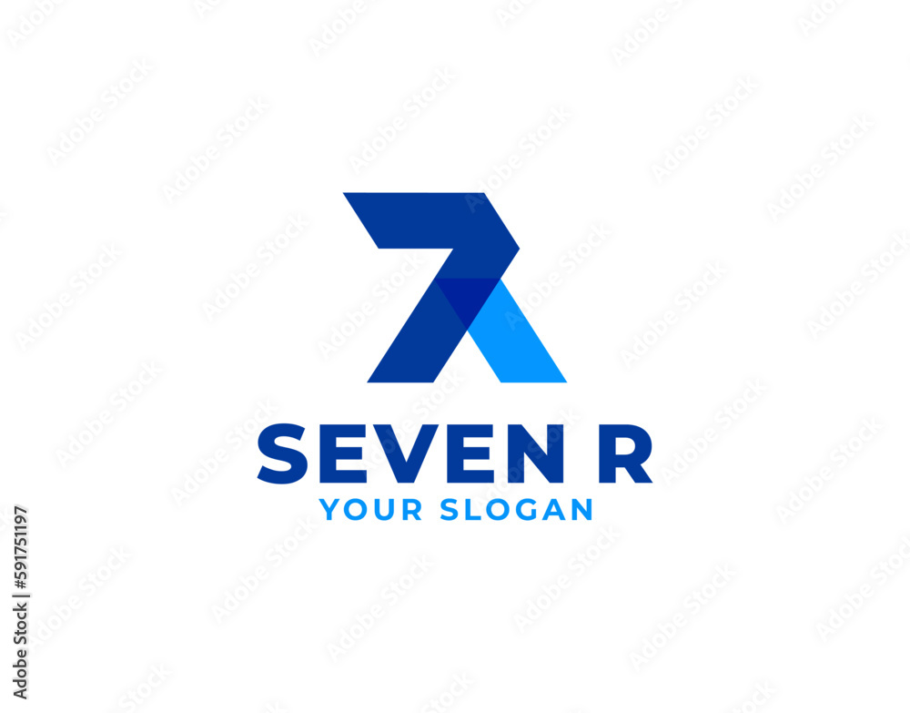 Seven R Logo Design Seven R Logo Design